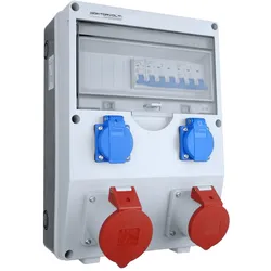Stromverteiler ECO-S 1x16A 1x32A 2x230V Doktorvolt DV-2619-D