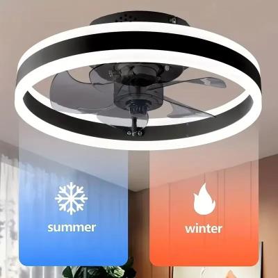 Uplift Essentials Modern LED Ceiling Fan With Remote Control And Silent Motor black