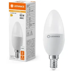 Ledvance E14 LED Kerzenlampe facility 7,3W wie 60W 4000K - Licht für AC/DC system (AC 220-240V, DC 176-250V)