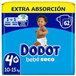 Dodot Extra Dry Baby Size 4 62 pcs. (62 Stk.)