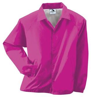 Augusta Sportswear 3100 Nylon Coach's Jacket/Lined in Power Pink size 3XL