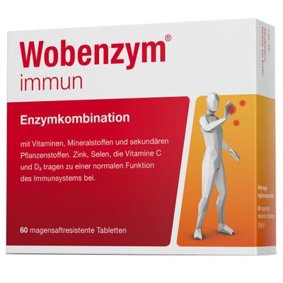 Wobenzym immun magensaftresistente Tabletten 60 St magensaftresistent
