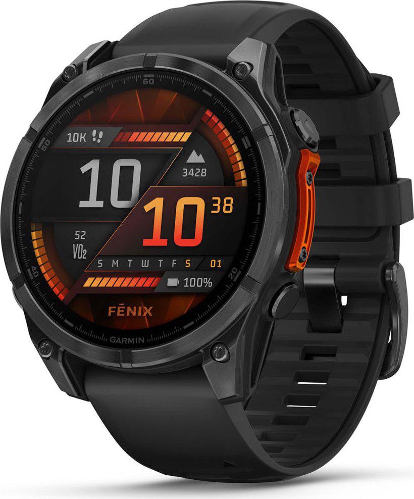 Garmin Fenix 8 - 47 mm AMOLED Schwarz/ Schiefergrau 010-02904-00