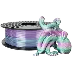 AzureFilm SILK AURORA 1,75mm 1kg 3D FILAMENT (PLA, 1000 g, 1.75 mm), Filament, Mehrfarbig
