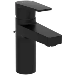 VitrA Flow Square Einhebel-Waschtischmischer mit Ablaufgarnitur Niederdruck Schwarz Matt,A4348336ND A4348336ND