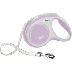 Flexi New COMFORT Gurt M 5m Roll-Leine für Hunde rosa
