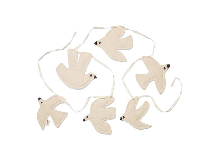 Ferm Living - Swif Bird Girlande, natur