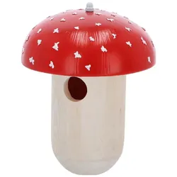 Esschert Design Nistkasten Fliegenpilz, Vogelhaus