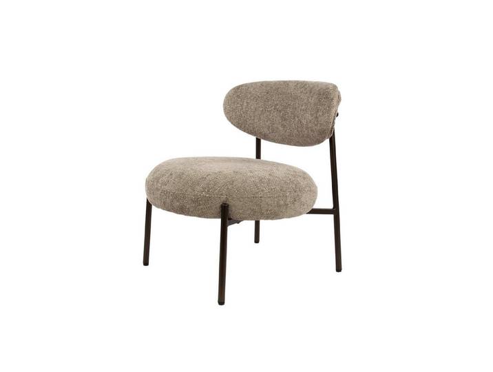 Vintagehaus Cocktailsessel Retro Round in erdigen Farbtönen