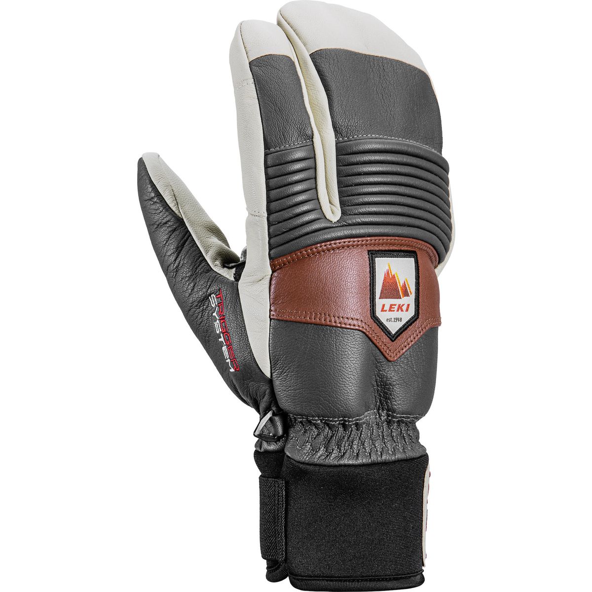 LEKI Patrol 3D Lobster graphite-off white-maroon 6.0 653833601060