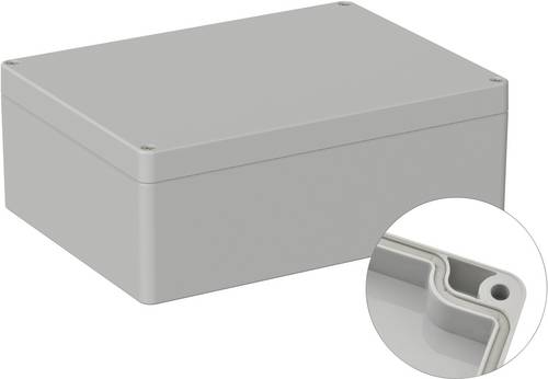 TRU COMPONENTS ABS 320300 5U 5U320300 Industrie-Gehäuse 200 x 150 x 75 ABS Lichtgrau (RAL 7035) 1St.
