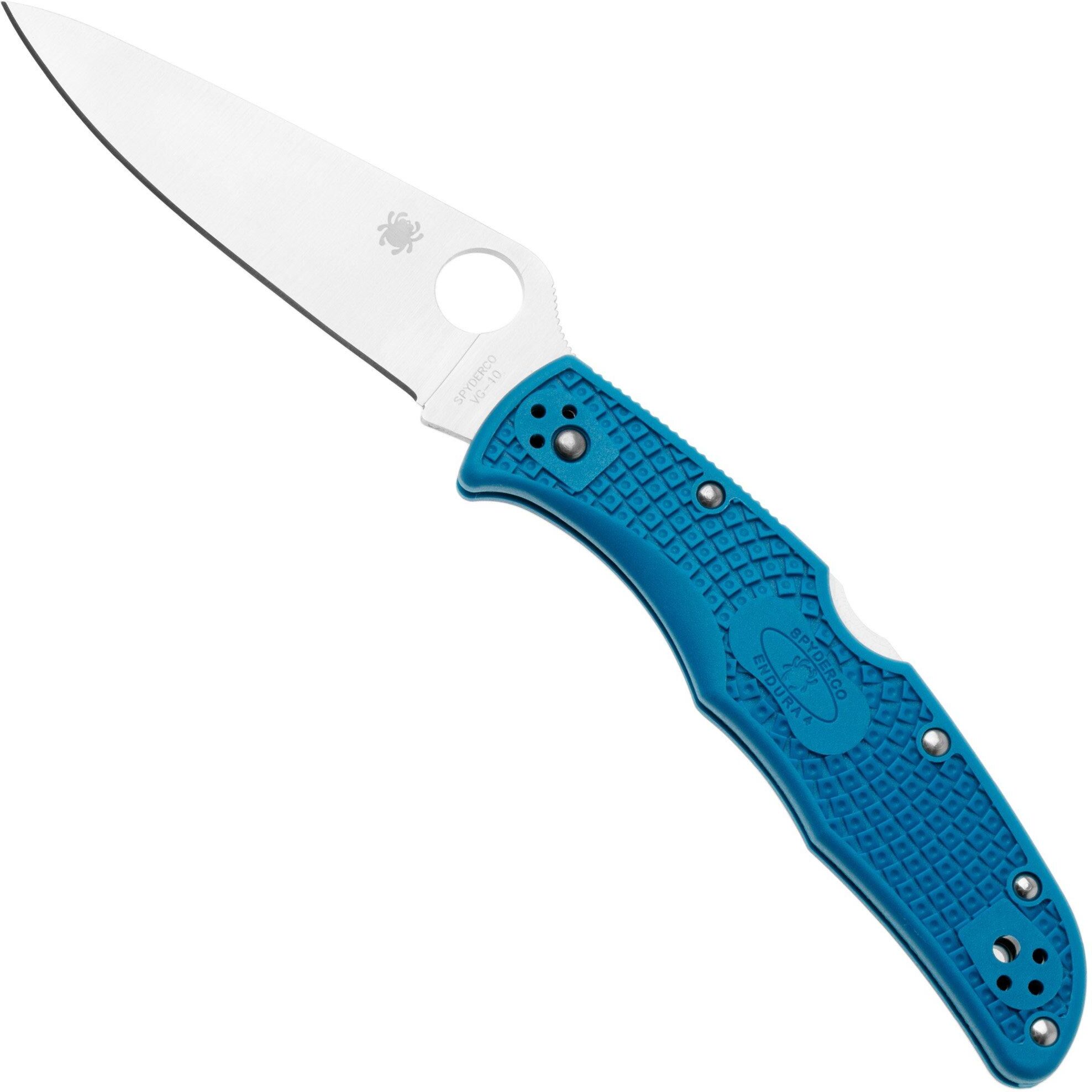 Spyderco Endura 4 Blue C10FPBL coltello da tasca