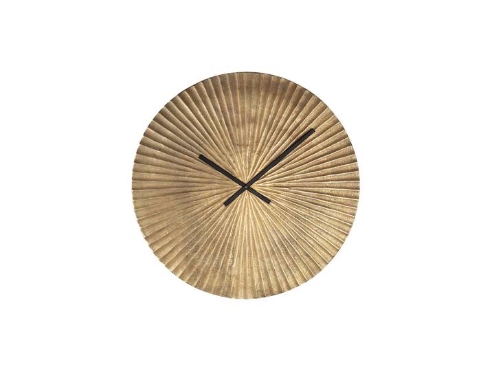 Grosse Design Wanduhr „Mace“ Ø 72 cm Gold Richmond Interiors