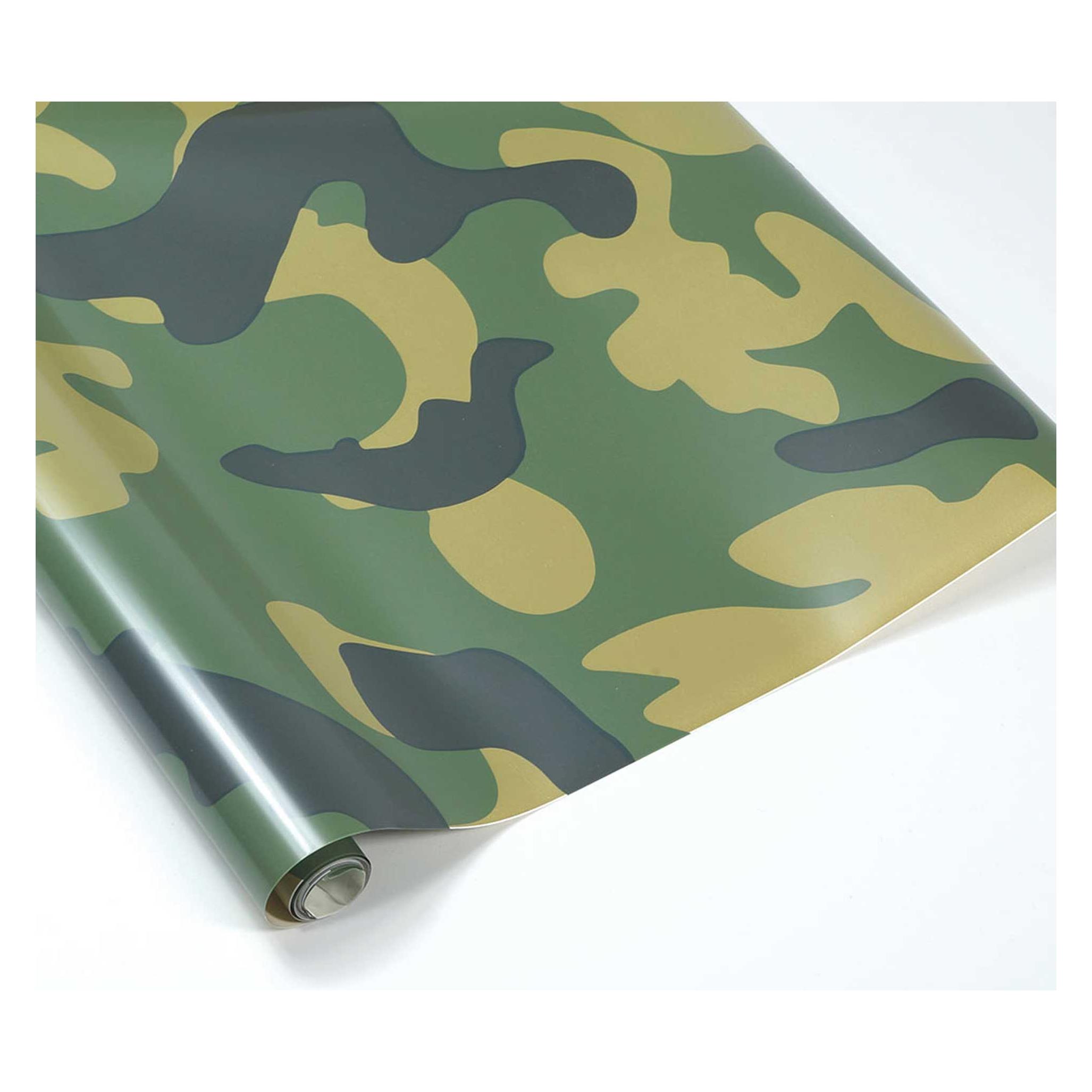 Planet-Hobby Bügelfolie Camouflage Grün 10 Meter (LS-MP-04-001-10m)