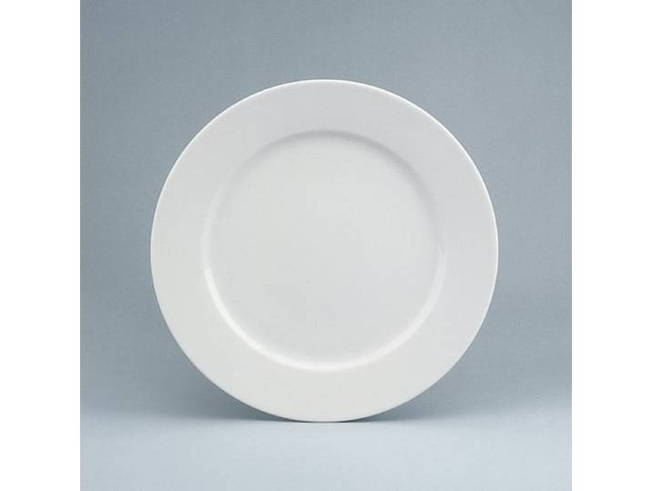 Schönwald Teller, FINE DINING, Mehrweg, Porzellan, mit Fahne, rund, Ø: 27 cm, weiß (6 Stück), Sie erhalten 1 Packung á 6 Stück