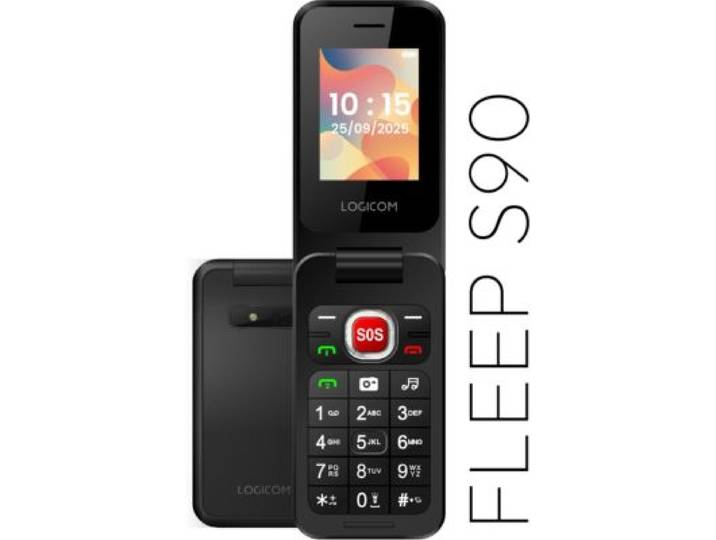 Logicom - Téléphone Portable Fleep S90 Noir