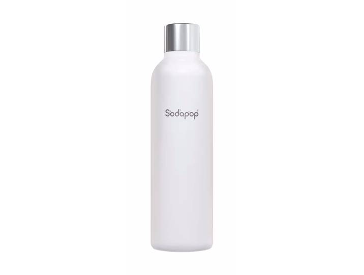 Sodapop Edelstahlflasche (750 ml) Weiss – Wassersprudler Zubehör