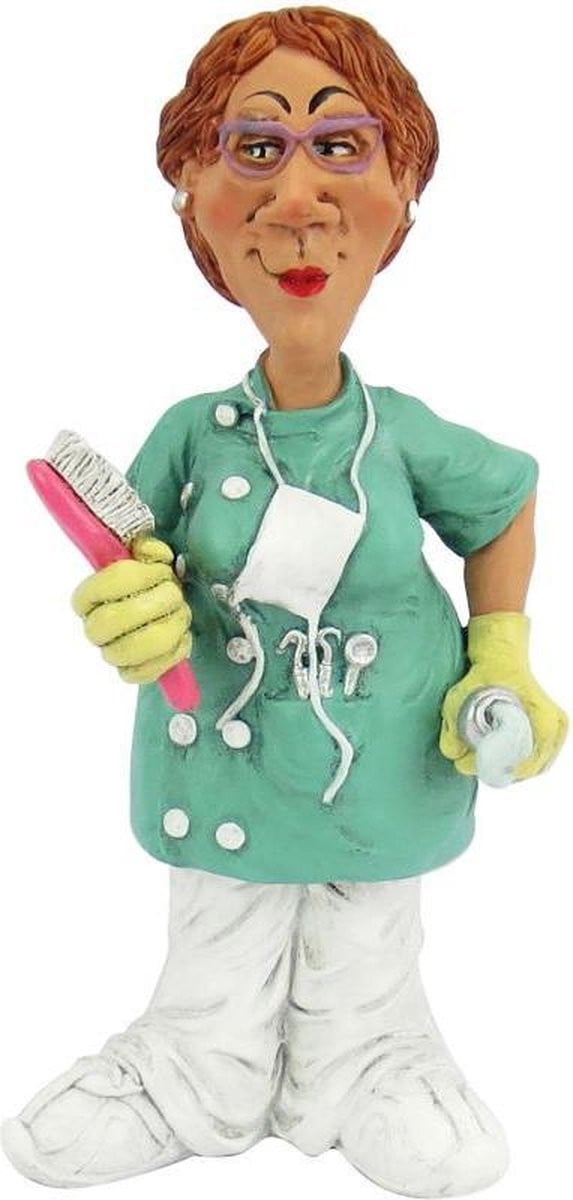 MadDeco Beeldje Mondhygieniste - Vrouwelijke Tandarts voor Volwassenen