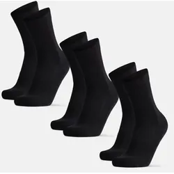 TENNIS CREW SOCKEN - 3-Pack - Schwarz - 39-42