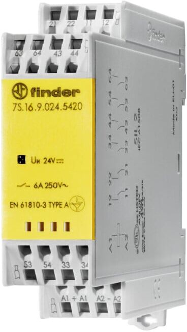 FINDER Module relais 4S 2Ö 6A 7S.16.9.024.5420 (7S1690245420)