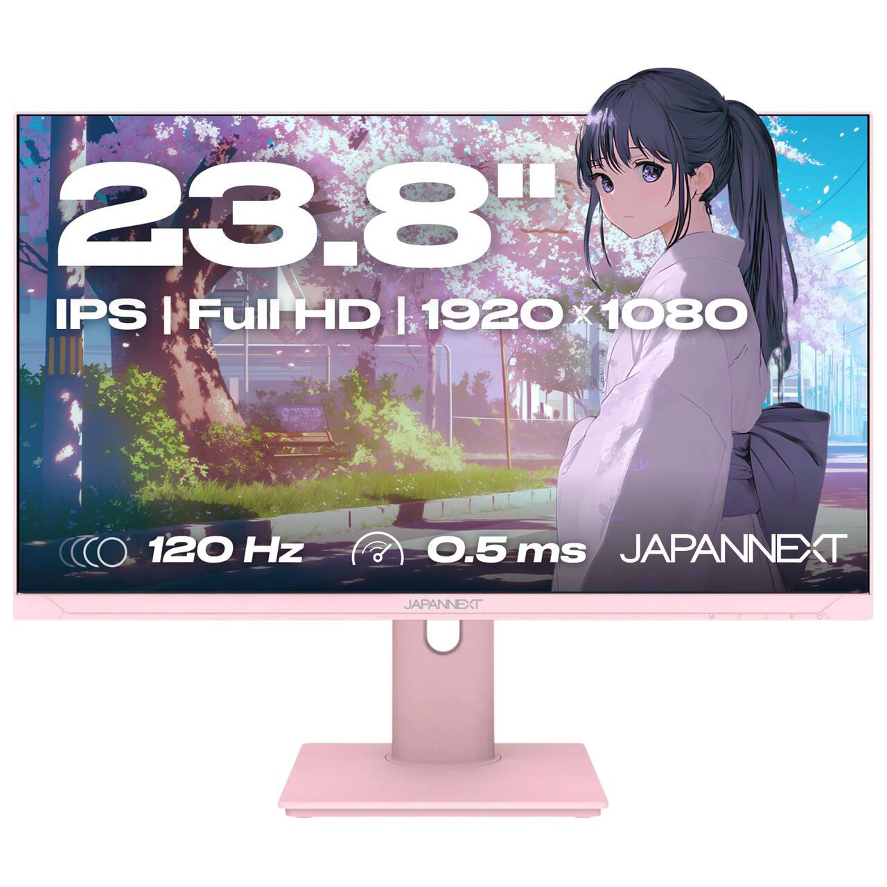 23,8" (60,47cm) JAPANNEXT JN-I238FHD120F-HSP-PK pink 1920x1080 1xHDMI 1.4
