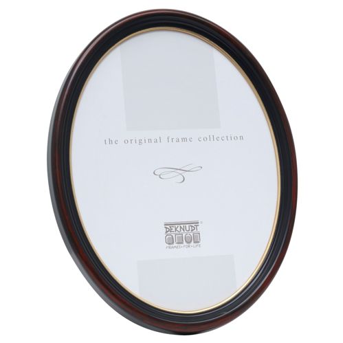 Deknudt S100F9 Ovalrahmen 13x18 Kunststoff schwarz-braun