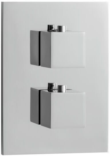 Herzbach NeoCastell Fertigmontageset 11.503055.2.01 Unterputz-Brause-Thermostat square, chrom