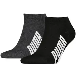 Puma 2P Lifestyle Sneaker Sock Schwarz Gr 39/42