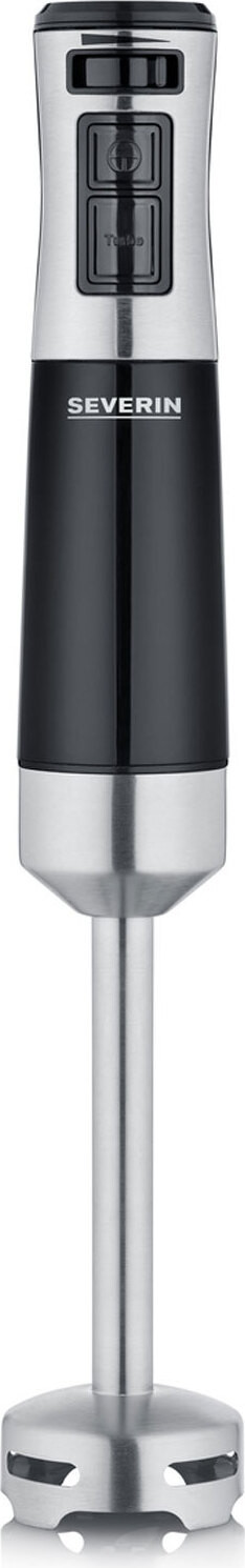 Severin SM3772 Staafmixer Zwart/Roestvrij staal met hakmolen en garde, 600 Watt