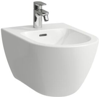 Laufen PRO X Wandbidet H8308604003021 54x36cm, Hahnloch mittig, ohne seitliches Loch für Wasseranschluss, weiß LCC