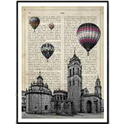 POSTER Vintage Von Lugo. A4 Rahmenlos