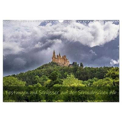 Festungen und Schlösser auf der Schwäbischen Alb (Wandkalender 2027 DIN A3 quer), CALVENDO Monatskalender