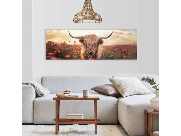 Wandbild REINDERS Spring Highlander , beige (farbe bild(er): beige), B:52cm H:156cm T:3cm, MDF, Bilder, Wandbild