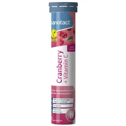 Sanotact Cranberry+c Brausetabletten 20 St