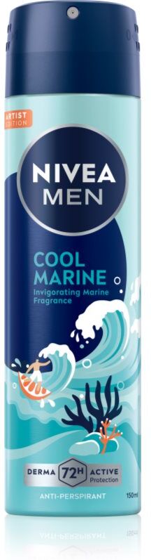 NIVEA MEN Cool Marine spray anti-transpirant 150 ml