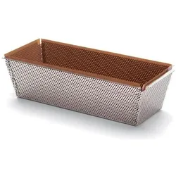 de Buyer Cakeform Edelstahl Perforiert Abn.Boden 26cm, Backform, Grau