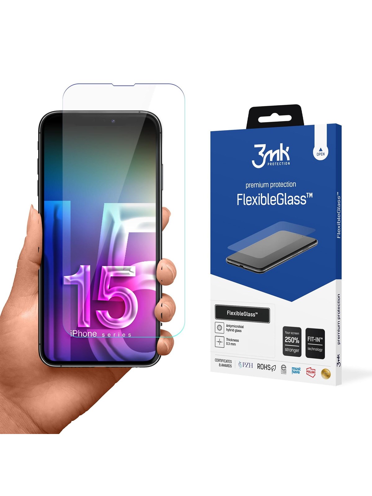 3mk Apple iPhone 15 Plus - FlexibleGlass