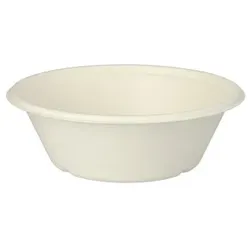 Papstar 25 Schalen, Zuckerrohr `pure` 600 ml Ø 17 cm · 5,5 cm weiss