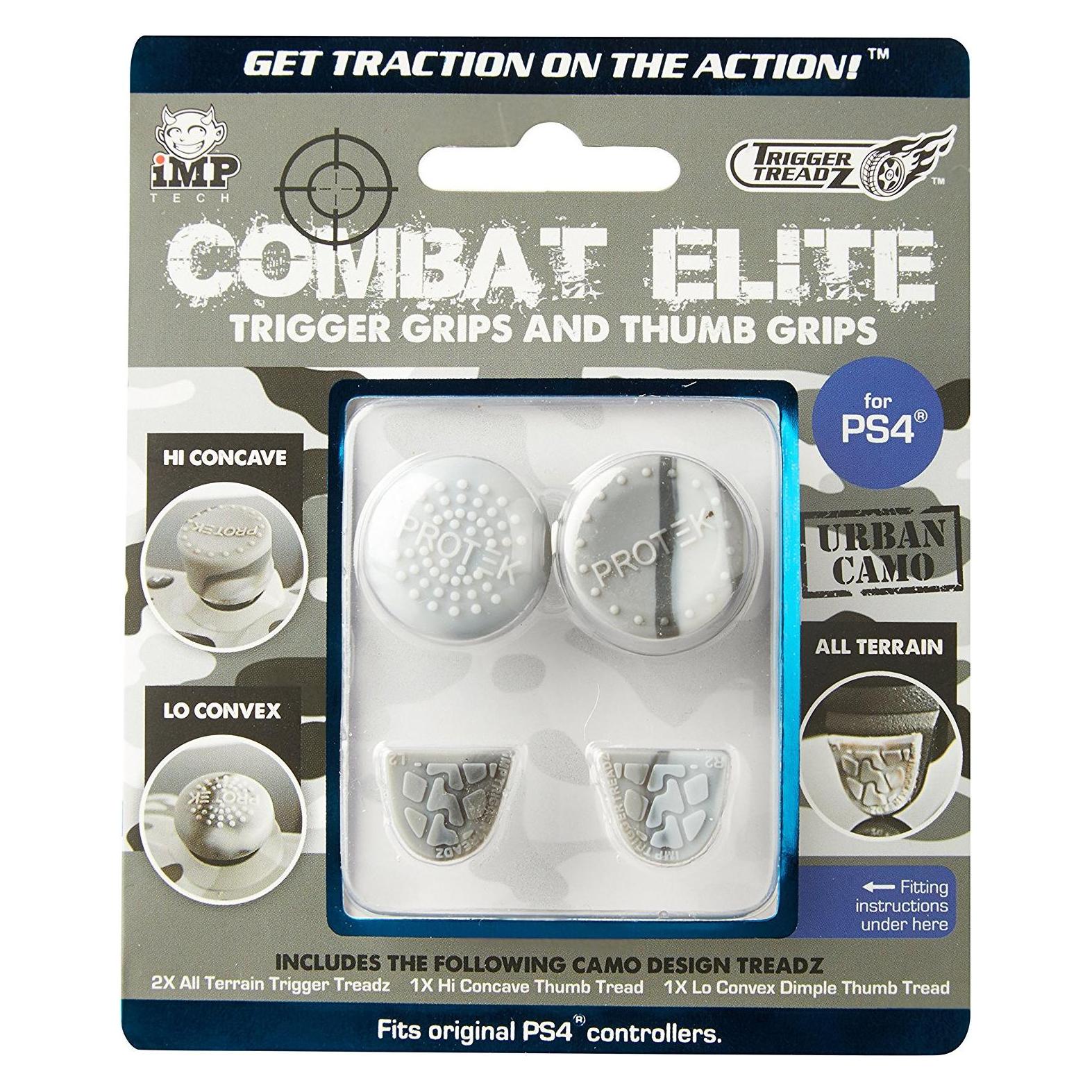 GED Trigger Treadz Combat Elite (2 Trigger + 2 Grip Pack) PS4 (PS4) (33838)