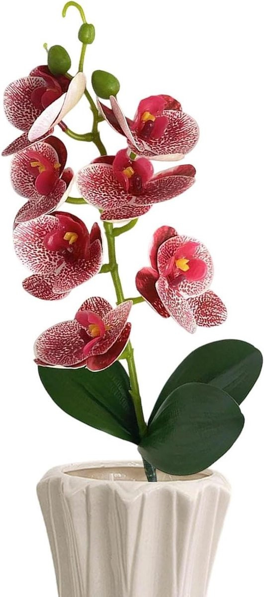 Kunstorchidee Arrangement Roze - Nepbloemen Vaasvuller - 375 cm