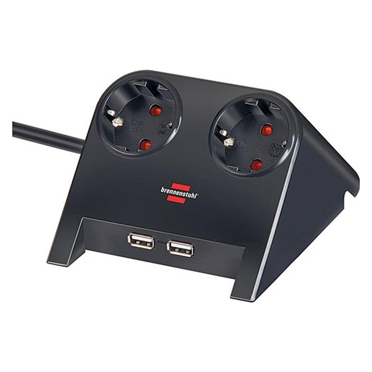 Brennenstuhl Desktop Power USB-Ladegerät (4x, USB-A, 1.80 m) (1153500222)