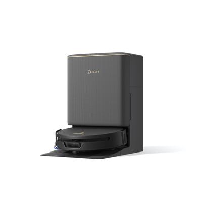 ECOVACS Nass-Trocken-Saugroboter "DEEBOT T90S PRO OMNI Care Kit", schwarz, B:35,3cm H:9,5cm T:35,1cm, Saugroboter, 40.000 Pa + 16,45 L/s Luftstrom, Wischwalze, All-in-One Station