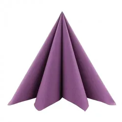 Airlaid Serviette Amethyst, 40 x 40 cm, 50 Stück - Mank