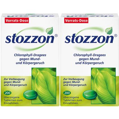 Stozzon Chlorophyll x2 2x200 St Überzogene Tabletten