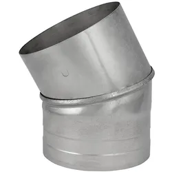 Edelstahl-Abgassystem einwandig Bogen 0-60° (Ausführung: D120 0-30°)
