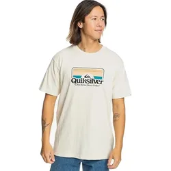 Quiksilver T-Shirt Step Inside weiß - S - S