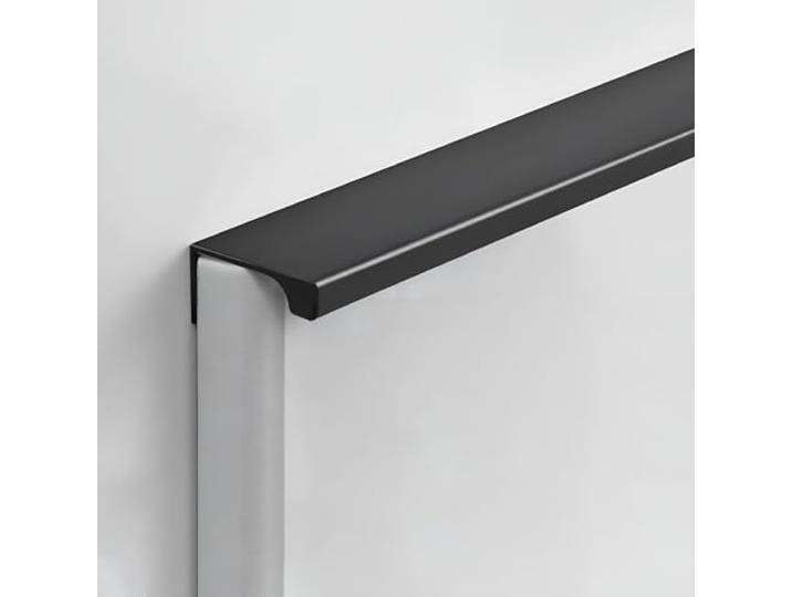 Coayuou Küchen Griffe 4 Stück L: 8/12/15/20/30/40/50/60/80/100/120cm Kleiderschrank Griff Möbelgriffe Für Küche Schrank Griffe Aluminium Schlichte Eleganz Für Ihre Möbel(Schwarz,L:120cm)