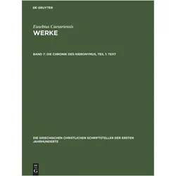 Eusebius Caesariensis:Die Chronik des H, Sachbücher von Eusebius Caesariensis