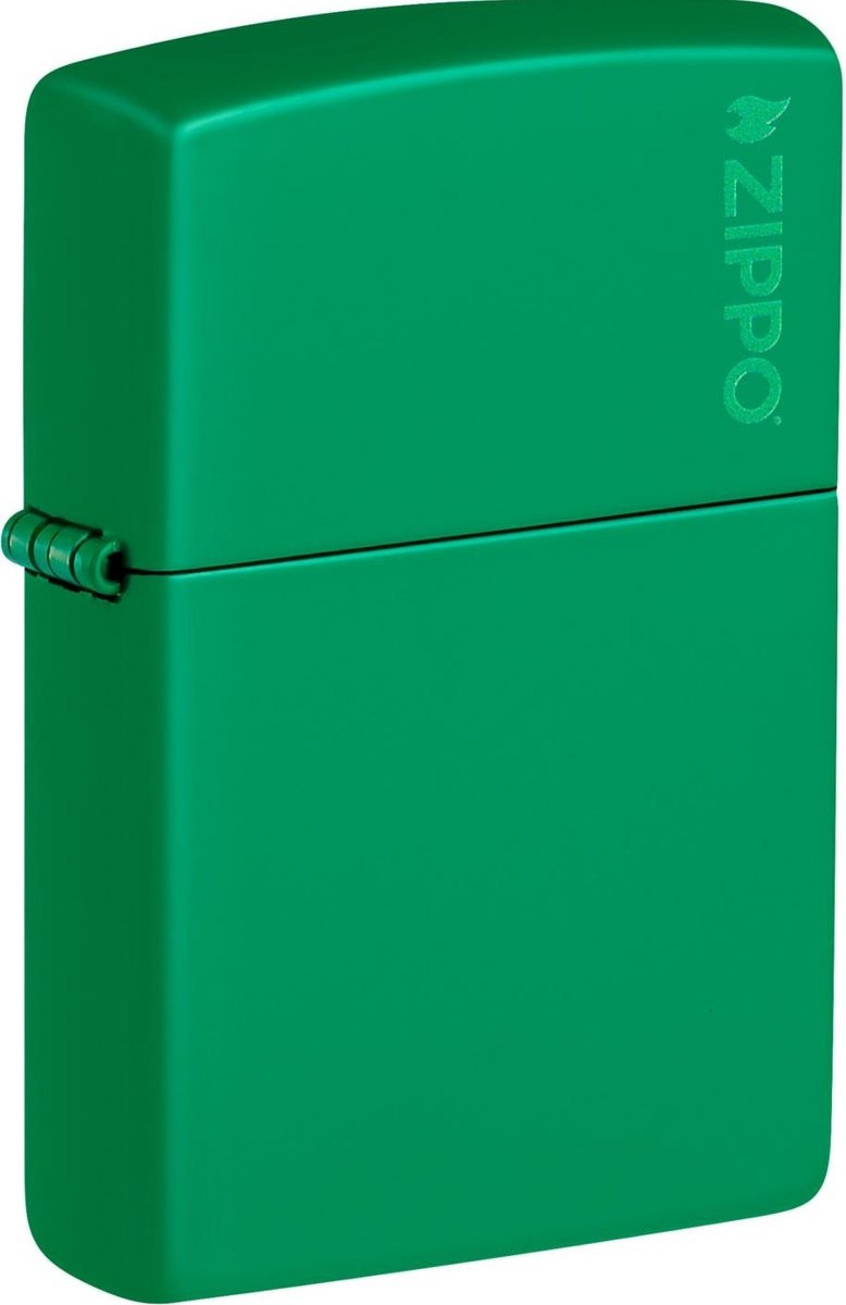 Zippo Originele benzine aansteker Golf Green Matte met logo