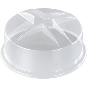 Xavax Mikrowellenhaube S-Capo, 00111534, aus Kunststoff, transparent, mit Griff, Ø 22 x 10,3 cm